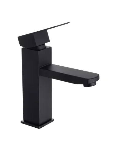 Набір змішувачів Kroner для ванни Edelstahl Kubus - SCH060 для раковини Edelstahl Kubus - SCH010 та штанга для душу Edelstahl Ku