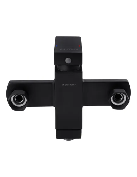 Набор смесителей Kroner для ванны Edelstahl Kubus - SCH060 для раковины Edelstahl Kubus - SCH010 и штанга для душа Edelstahl Kub