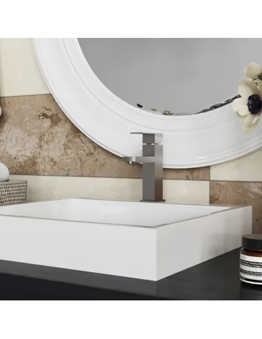 Набор смесителей Kroner для ванны Edelstahl Kubus-ESG010 для раковины Edelstahl Kubus-ESG060