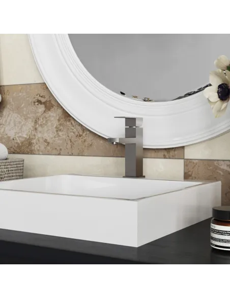 Набір змішувачів Kroner для ванни Edelstahl Kubus-ESG010 для раковини Edelstahl Kubus-ESG060