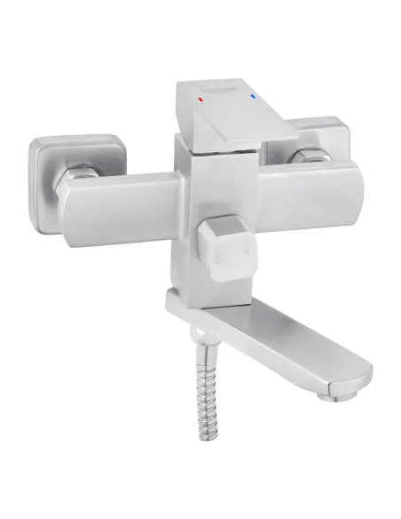 Набір змішувачів Kroner для ванни Edelstahl Kubus-ESG010 для раковини Edelstahl Kubus-ESG060