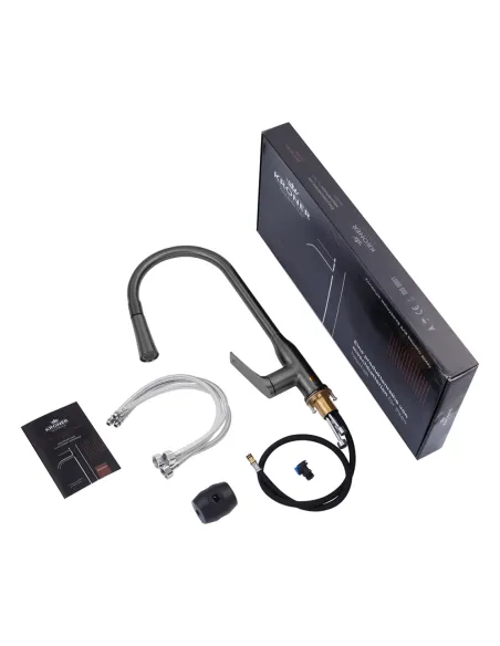 Набір змішувачів Kroner для кухні Graz-GRP030-T для раковини Graz-GRP010