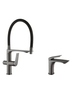 Набір змішувачів Kroner для кухні Graz-GRP03815 для раковини Graz-GRP010