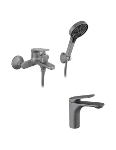 Набор смесителей Kroner для ванны Linz-GRN060 для раковины Linz-GRN010