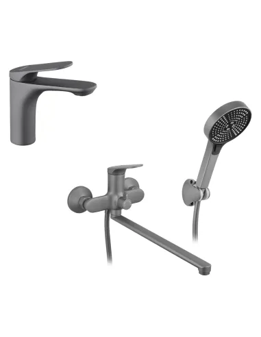 Набір змішувачів Kroner для ванни Linz-GRN070 для раковини Linz-GRN010