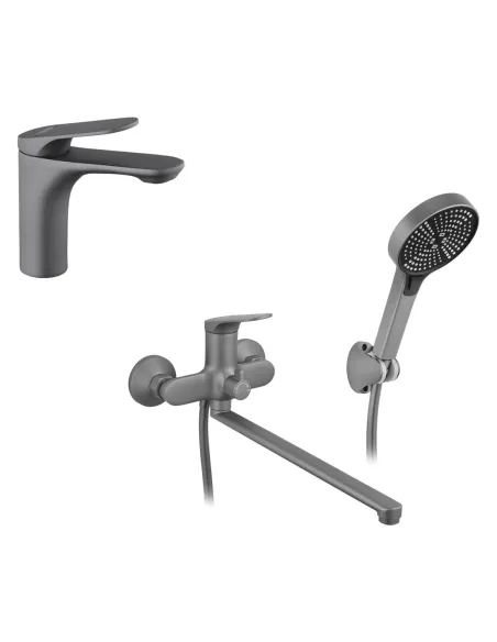 Набор смесителей Kroner для ванны Linz-GRN070 для раковины Linz-GRN010