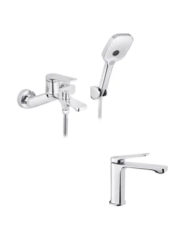 Набір змішувачів Kroner для ванни Makon-C060 для раковини Makon-C010