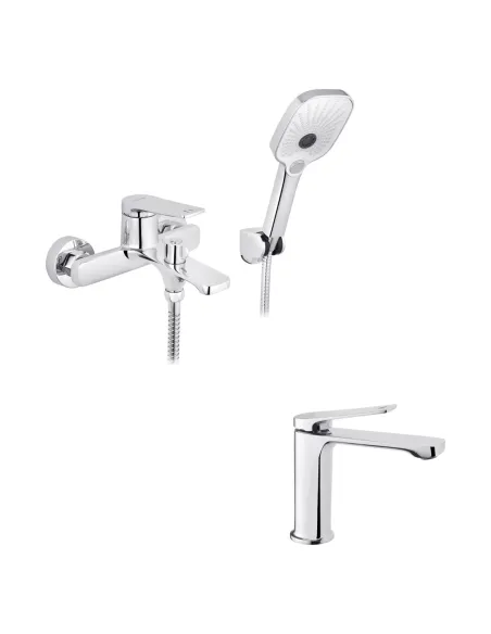 Набор смесителей Kroner для ванны Makon-C060 для раковины Makon-C010