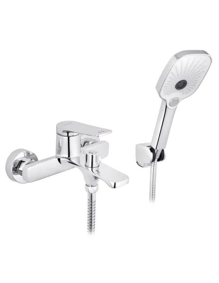 Набір змішувачів Kroner для ванни Makon-C060 для кухні Makon-C030-T та для раковини Makon-C010