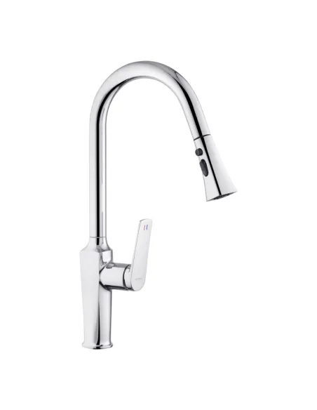 Набір змішувачів Kroner для ванни Makon-C060 для кухні Makon-C030-T та для раковини Makon-C010