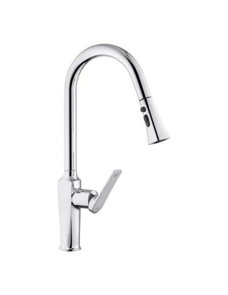 Набір змішувачів Kroner для ванни Makon-C060 для кухні Makon-C030-T та для раковини Makon-C010