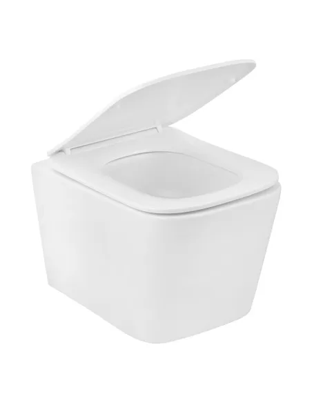 Унитаз подвесной безободковый Kroner Eifel WHI483429 Tornado с сиденьем KE483429WHIT
