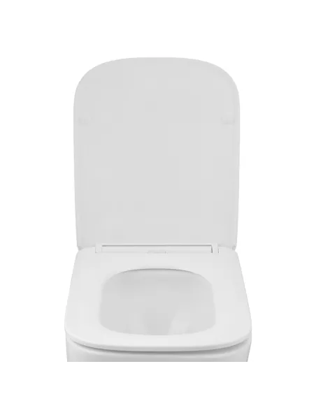 Унитаз подвесной безободковый Kroner Eifel WHI483429 Tornado с сиденьем KE483429WHIT
