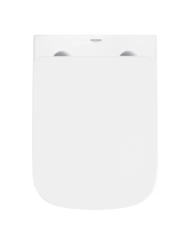 Унітаз підвісний безободковий Kroner Eifel WHI483429 Tornado з сидінням KE483429WHIT