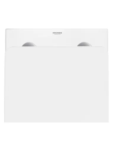 Унітаз підвісний безободковий Kroner Eifel WHI483429 Tornado з сидінням KE483429WHIT