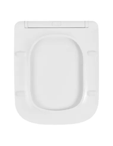 Унітаз підвісний безободковий Kroner Eifel WHI483429 Tornado з сидінням KE483429WHIT