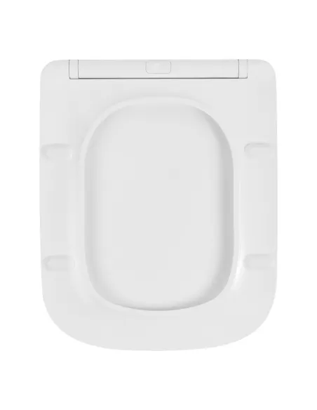 Унитаз подвесной безободковый Kroner Eifel WHI483429 Tornado с сиденьем KE483429WHIT