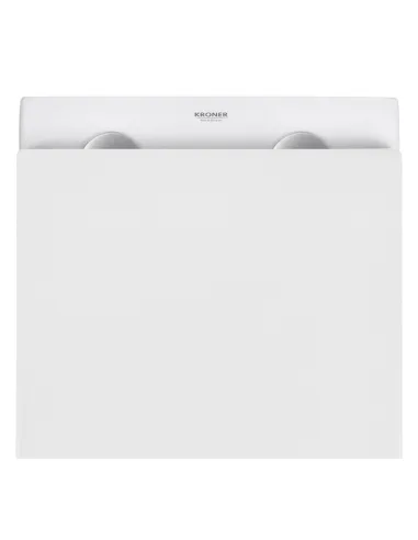 Унитаз подвесной безободковый Kroner Eifel WHI493436 Rimless с сиденьем Slim Duroplast