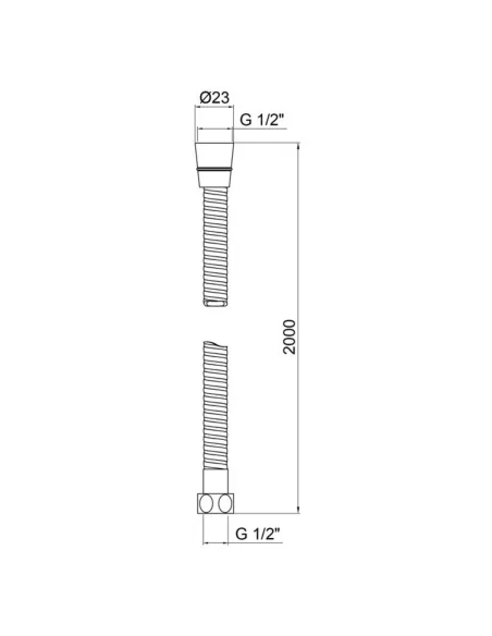Шланг для душа Kroner KRM - C604 200 см