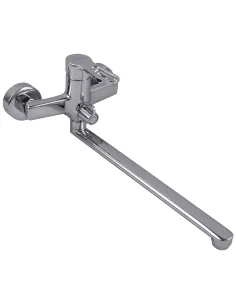 Смеситель для ванны Globus Lux Dolly GLD-0208 с душевым набором, хром