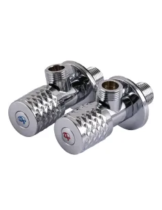 Приборный кран угловой Quality Professional Professional Exclusive 9999 28340, 1/2 х 1/2 дюйма