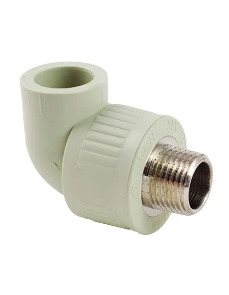 Уголок для полипропиленовых труб Fado PPR 20х1/2 дюйма, наружная резьба