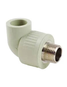 Кут для поліпропіленових труб Fado PPR 25х3/4 дюйма, зовнішня різьба