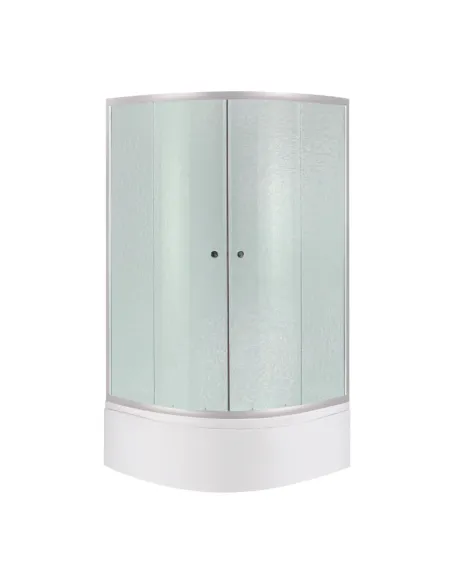Душова кабіна з піддоном Lidz Latwa SC90x90.SAT.HIGH.FR Kapielka, напівкругла купити у Дніпрі та Києві - ціна від КТУ