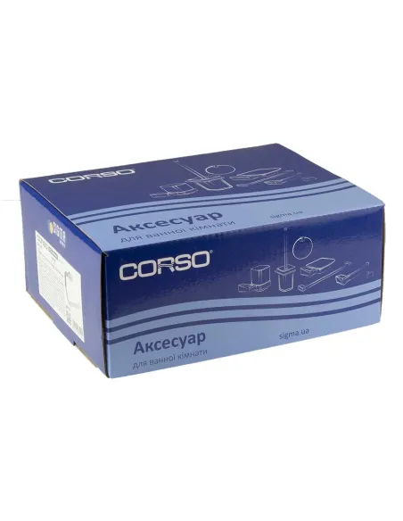 Тримач для туалетного паперу Corso Bolsena 9681409 настінний