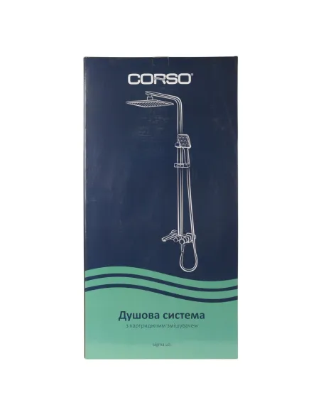 Душевая система Corso Bilancino 9610400 хром, с изливом