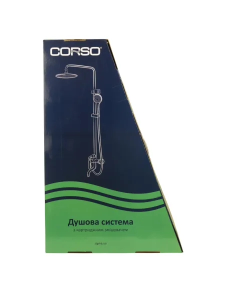Душевая система Corso Moro 9630400 хром, с изливом