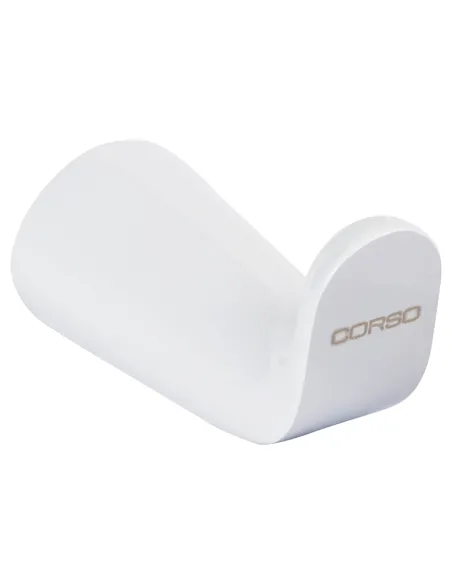 Крючок для полотенец Corso Garda 9680541 белый, одинарный