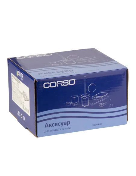 Мыльница Corso Bolsena 9681411 стеклянная, настенная