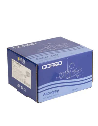 Мыльница Corso Garda 9680512 стеклянная, настенная