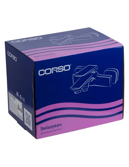 Смеситель для ванны Corso Serio DC-1C146C, однорычажный