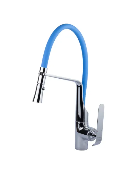Смеситель для кухни с гибким изливом Corso ADDA EB-4B519C синий