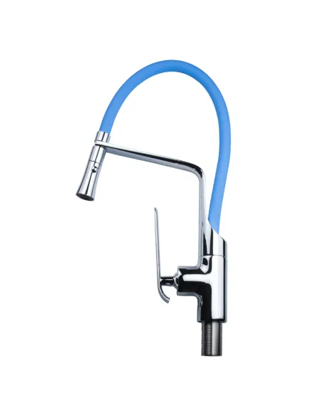Смеситель для кухни с гибким изливом Corso ADDA EB-4B519C синий