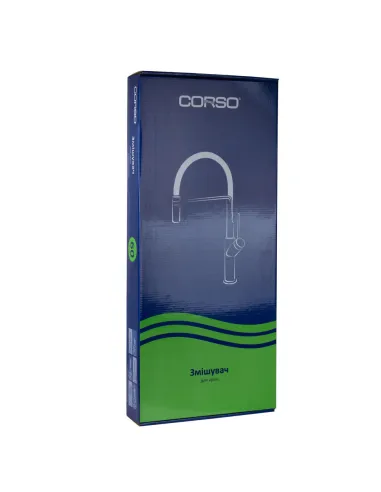 Смеситель для кухни с гибким изливом Corso ADDA EB-4B519C синий