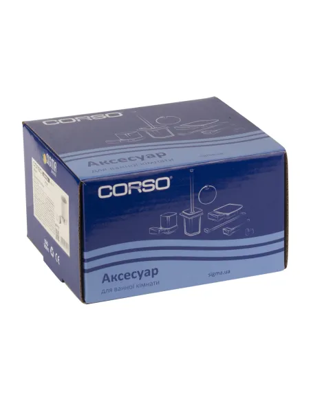 Склянка для ванної кімнати Corso Garda 9680543, білий, скло