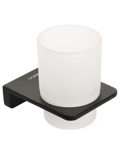 Стакан для ванной комнаты Corso Vico 9681307, черный, стекло