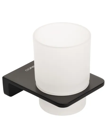 Стакан для ванной комнаты Corso Vico 9681307, черный, стекло