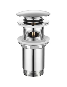 Донный клапан для раковины Koer PW-07-01, с автоматическим переливом СLICK-СLACK