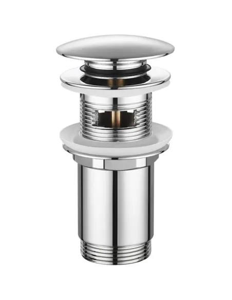 Донный клапан для раковины Koer PW-07-01, с автоматическим переливом СLICK-СLACK