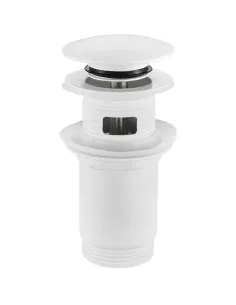 Донный клапан для раковины Koer PW-07-03, с автоматическим переливом СLICK-СLACK