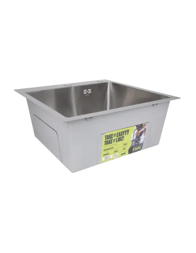 Мойка для кухни прямоугольная Lidz Handmade H5050H Decor Honeycomb 2,5/0,5 мм, из нержавеющей стали