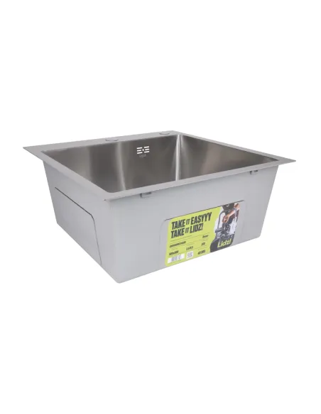 Мойка для кухни прямоугольная Lidz Handmade H5050H Decor Honeycomb 2,5/0,5 мм, из нержавеющей стали