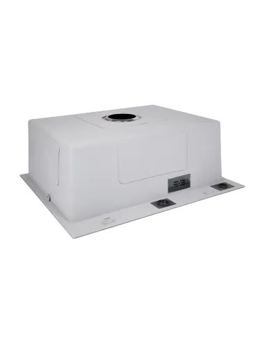 Мийка прямокутна для кухні Lidz Handmade H6050HB Decor Black PVD Honeycomb 2,5/0,5 мм, з нержавіючої сталі