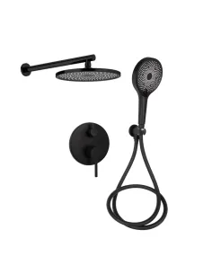 Душова система прихованого монтажу Qtap Scorpio QTSCO113BLM45897 Black Matt