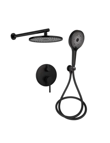 Душова система прихованого монтажу Qtap Scorpio QTSCO113BLM45897 Black Matt