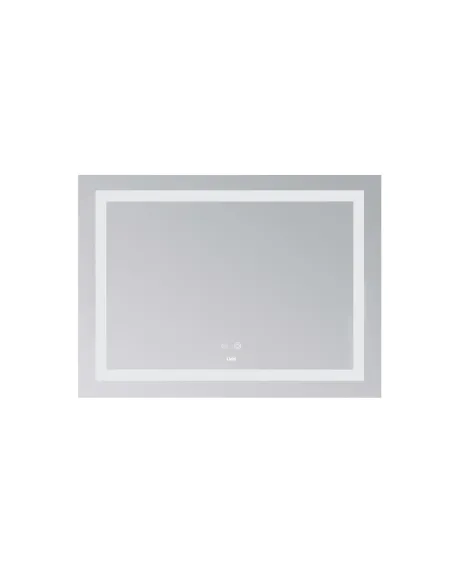 Зеркало для ванной Lidz Kubis LD78LF90448485, с LED-подсветкой, с антизапотеванием